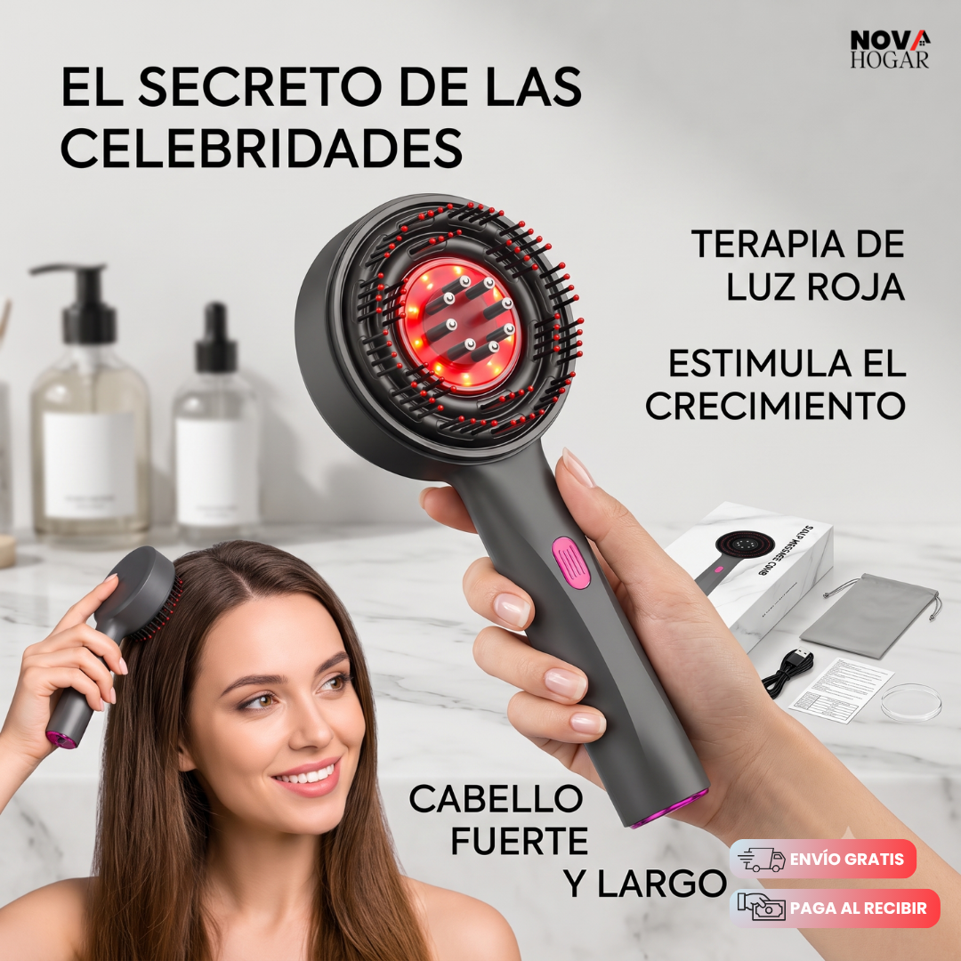 RedLuxe™Peine Masajeador Terapia Avanzada