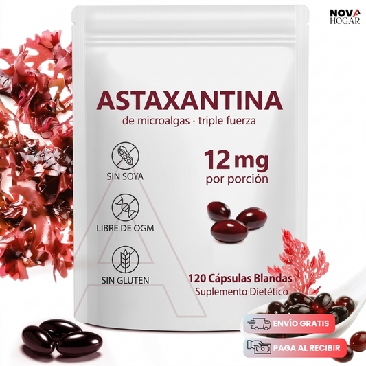 Astaxanthin En Softgels Suplemento Antioxidante De Alta Potencia