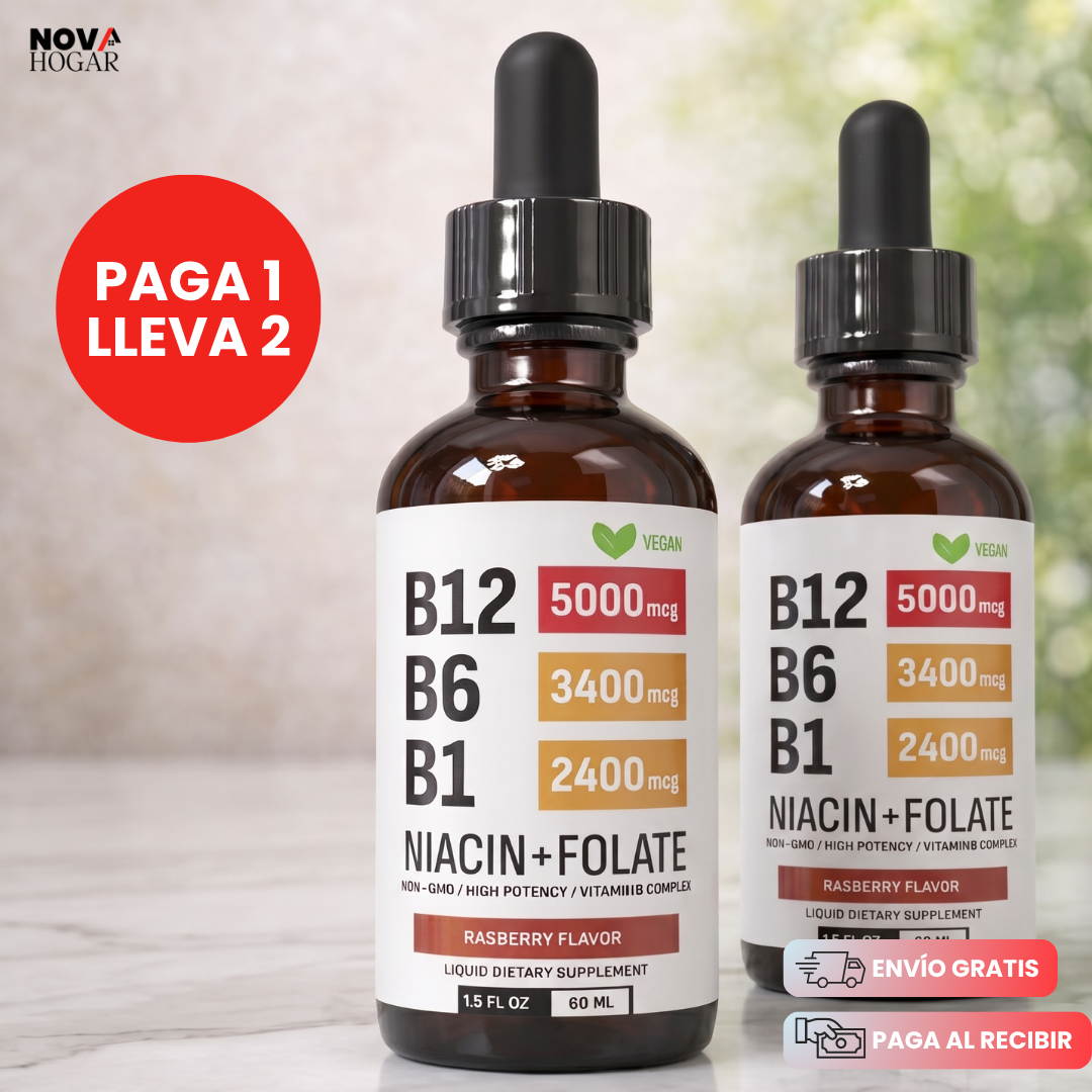 NeuroRelief Drops™ 2x1 Complejo Vitamínico B Líquido