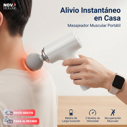 AcuRelief™ Mini Masajeador Muscular Portátil