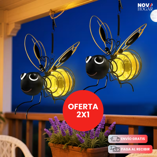 HoneyGlow™ 2x1 Lámpara Solar De Abeja