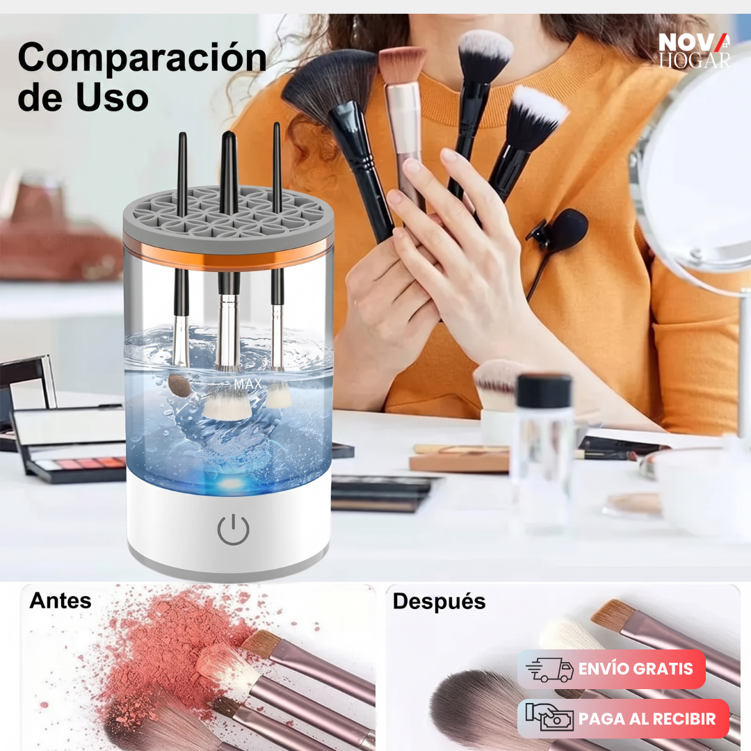 SkinShield™ Limpiador De Brochas Eléctrico