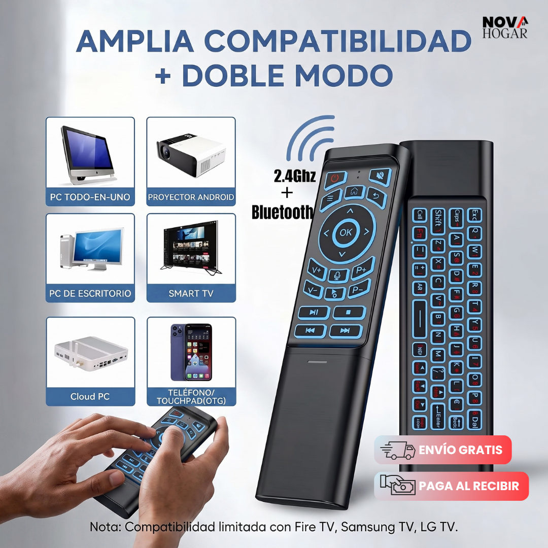 SmartNav™ Mando A Distancia Con Teclado