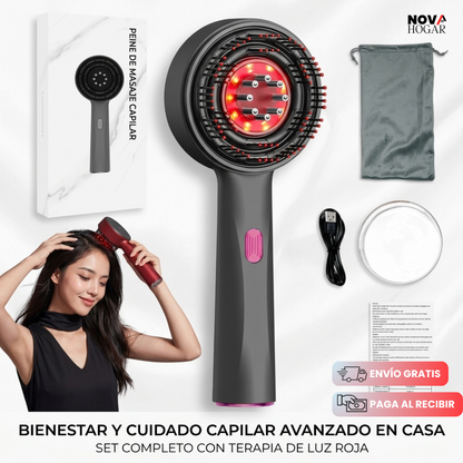 RedLuxe™Peine Masajeador Terapia Avanzada