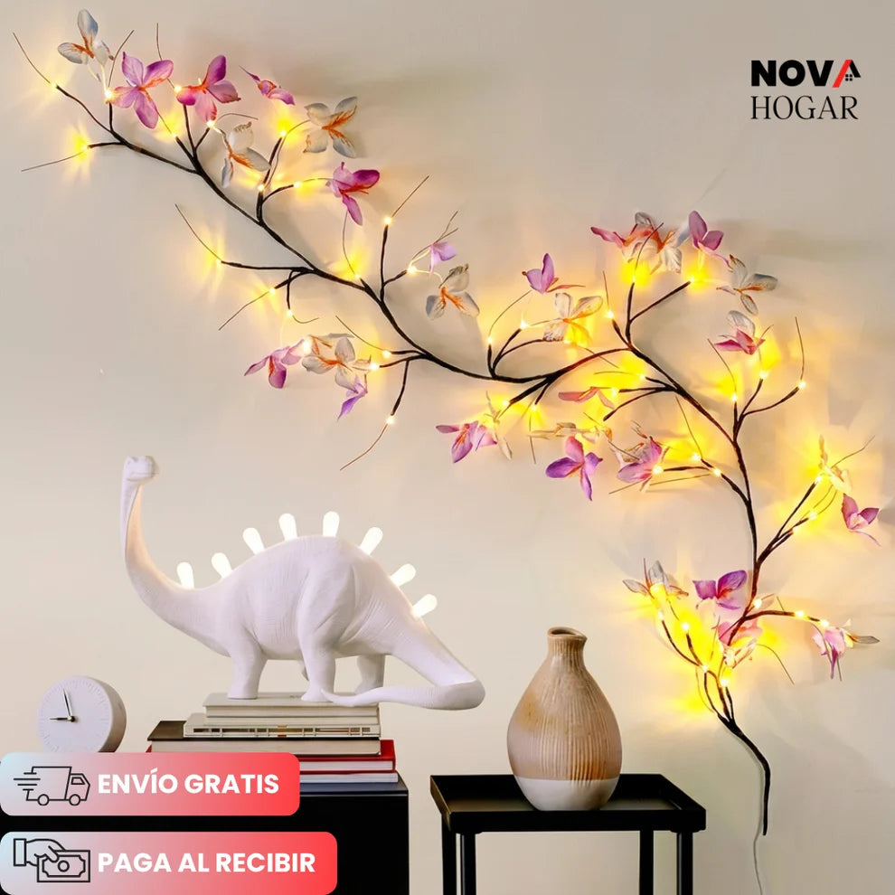 MagicVine™ Enredadera Iluminada con Mariposas