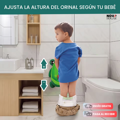 FroggieAim™ Orinal Infantil Con Molino Giratorio