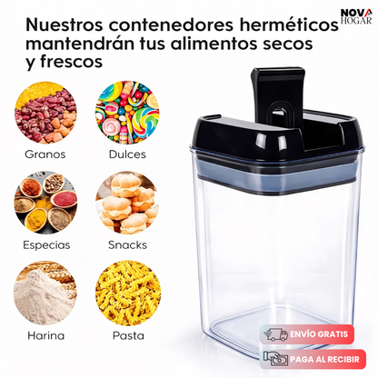 FreshLock™ Set 7 Envases Para Alimentos Herméticos