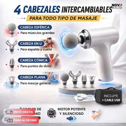 AcuRelief™ Mini Masajeador Muscular Portátil