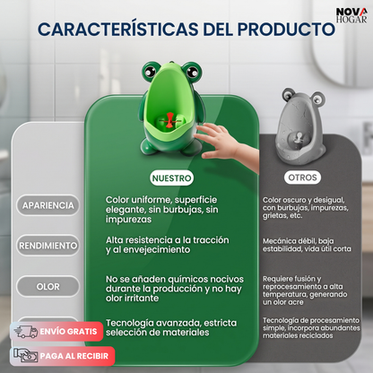 FroggieAim™ Orinal Infantil Con Molino Giratorio