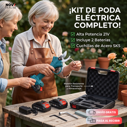 QuickCut Pro™ Tijera De Podar Inalámbrica Potente