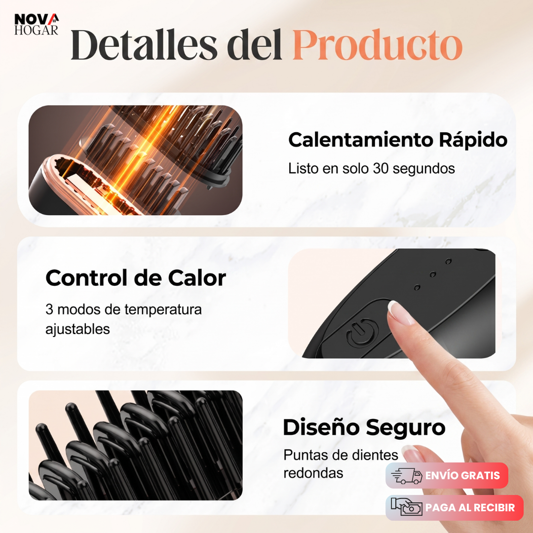 RoamRadiant™ Alisador Inalámbrico Retoque Rápido