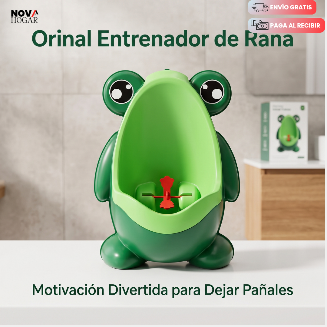 FroggieAim™ Orinal Infantil Con Molino Giratorio