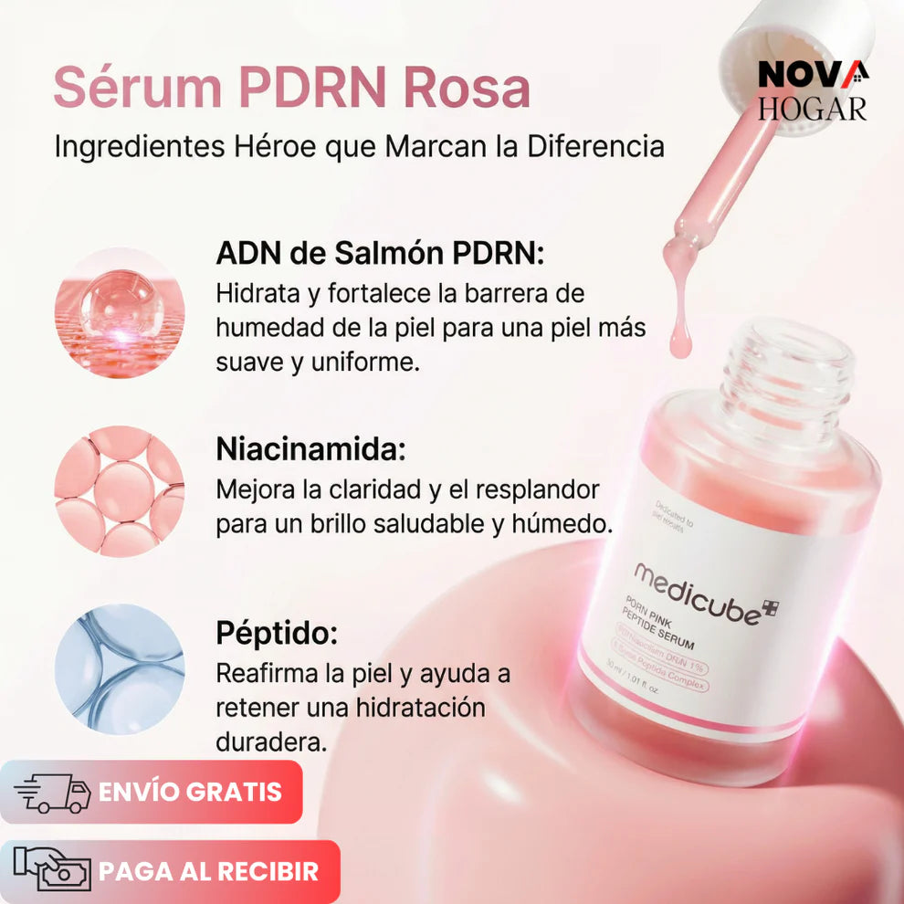 PinkSilk™ Suero Hidratante Coreano con PDRN