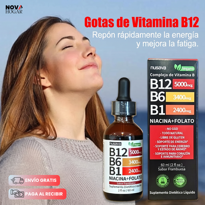 NeuroRelief Drops™ 2x1 Complejo Vitamínico B Líquido