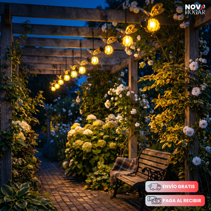 HoneyGlow™ 2x1 Lámpara Solar De Abeja