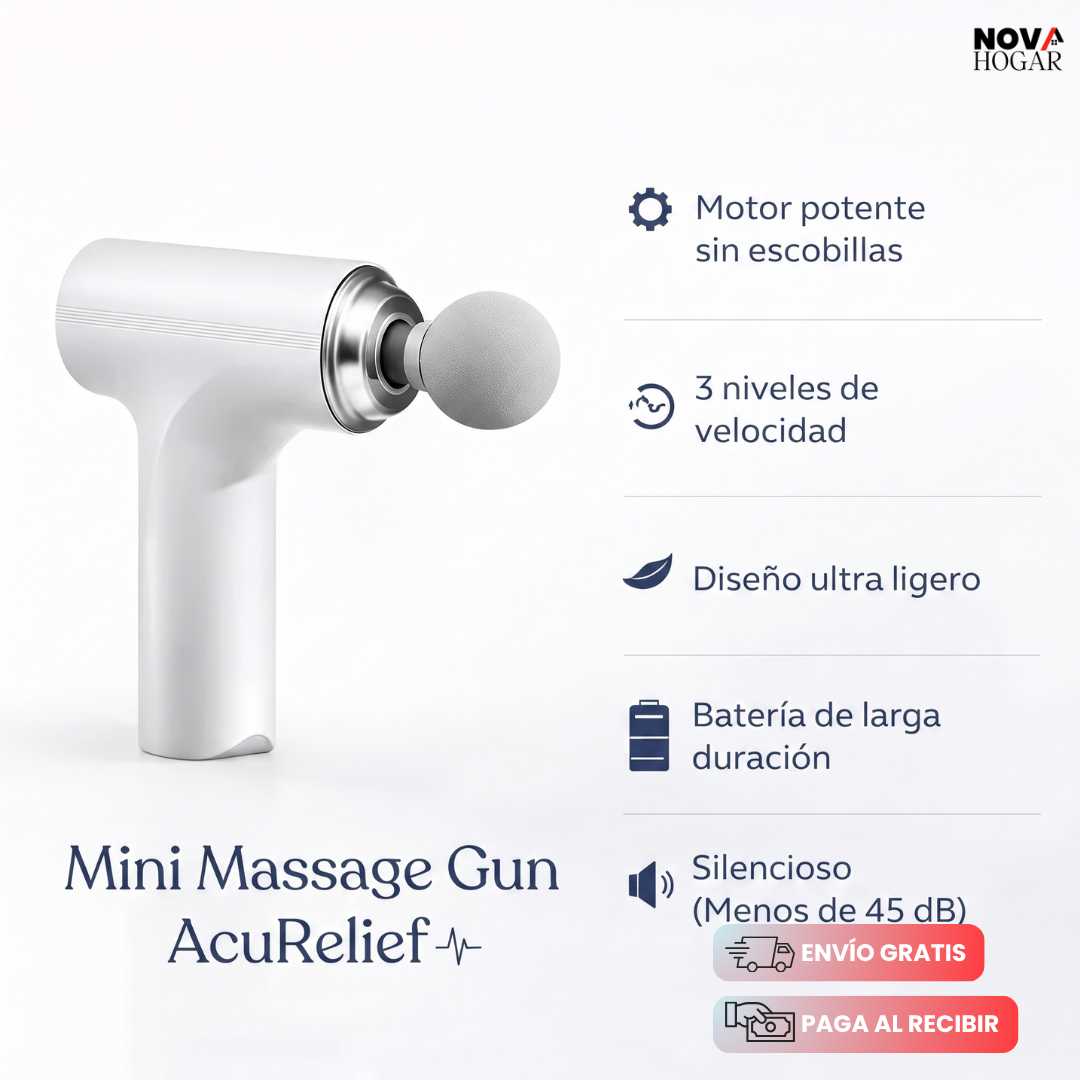AcuRelief™ Mini Masajeador Muscular Portátil