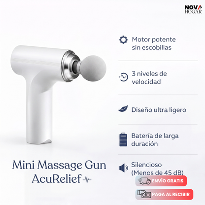 AcuRelief™ Mini Masajeador Muscular Portátil