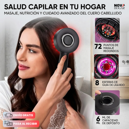 RedLuxe™Peine Masajeador Terapia Avanzada