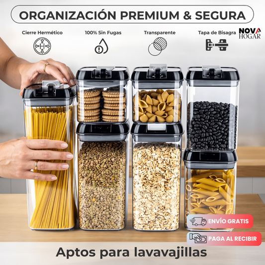 FreshLock™ Set 7 Envases Para Alimentos Herméticos