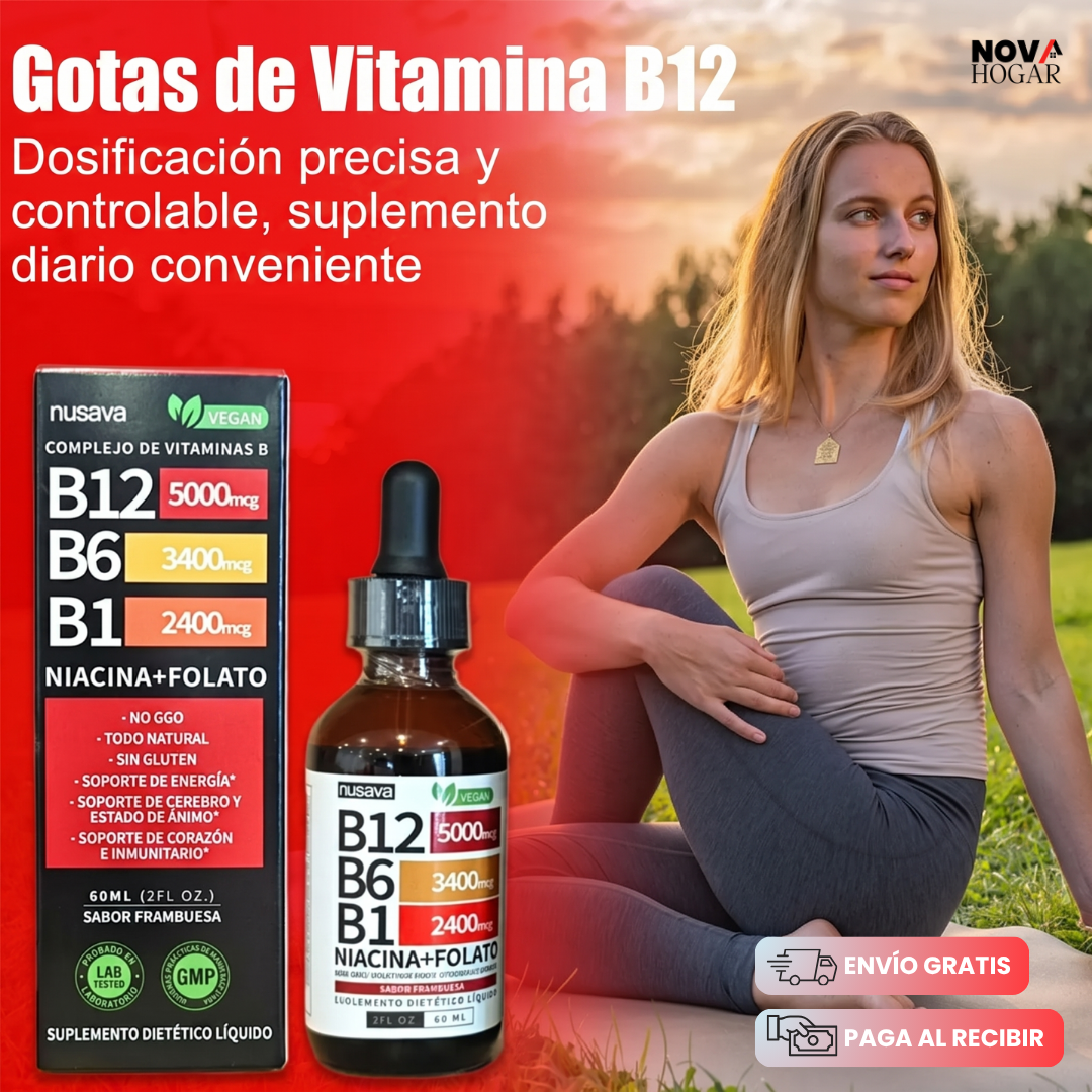 NeuroRelief Drops™ 2x1 Complejo Vitamínico B Líquido