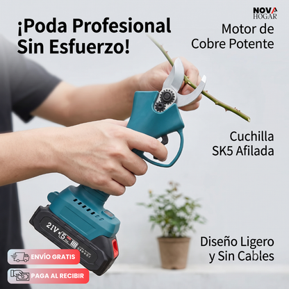 QuickCut Pro™ Tijera De Podar Inalámbrica Potente