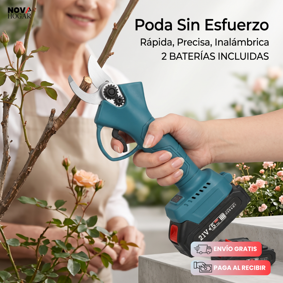 QuickCut Pro™ Tijera De Podar Inalámbrica Potente
